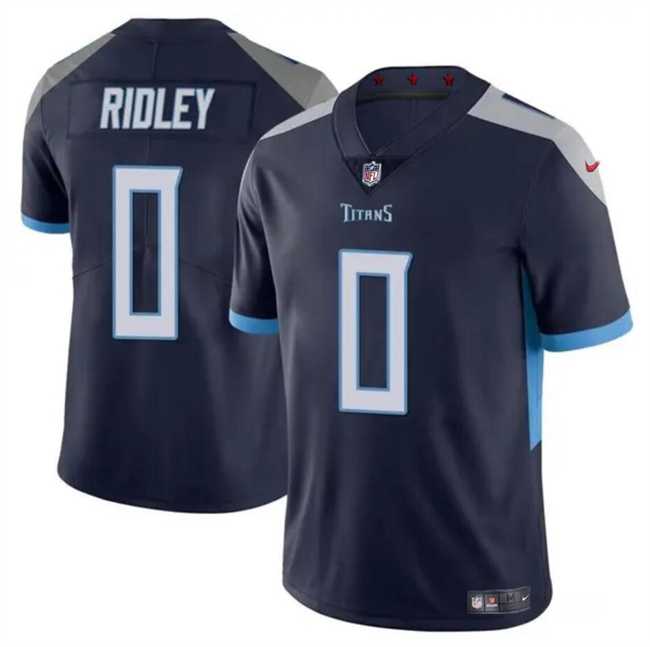 Men & Women & Youth Tennessee Titans #0 Calvin Ridley Navy Vapor Limited Football Stitched Jersey